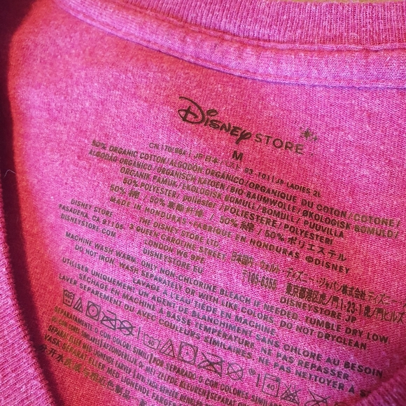 Disney Store Little Mermaid Pink Shirt M - Picture 4 of 4